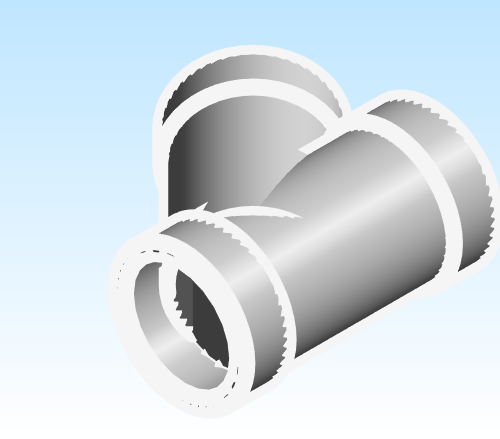 Fitting Wye 45 Equal Reducing Westlake HxHxH PVC DWV DH Series Metric
