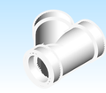 Fitting Wye 45 Equal Reducing Westlake HxHxH PVC DWV DL Series Metric