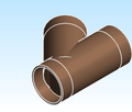 Fitting Wye 45 NIBCO CxCxC Cast 810