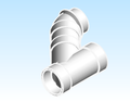 Fitting Wye 45 Upright Extended Westlake HxHxSpg PVC DWV DL Series