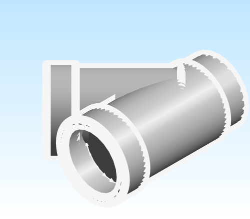 Fitting Wye 45 Westlake HxSpgxH PVC DWV DH Series