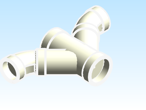 Fitting Wye Double Combo 45 Westlake HxHxHxH PVC DWV D Series