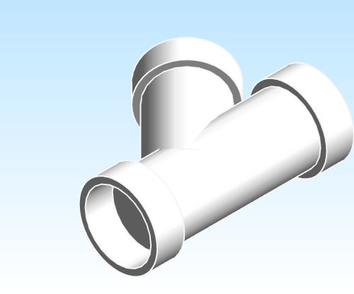 Fitting Wye Equal Reducing NIBCO HxHxH PVC DWV 4810