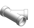 Fitting Wye Equal Reducing NIBCO HxHxH PVC DWV 4810