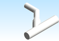 Fitting Wye Fabricated Reducing Bend ASAHI AMERICA Super Proline SDR21 BWxBWxBW