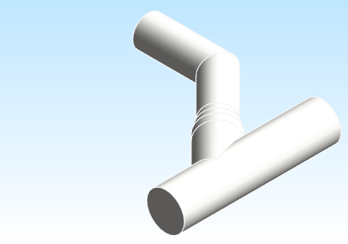 Fitting Wye Fabricated Reducing Bend ASAHI AMERICA Super Proline SDR33 BWxBWxBW
