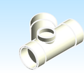 Fitting Wye Left Side Inlet 45 Westlake HxHxHxH PVC DWV D Series