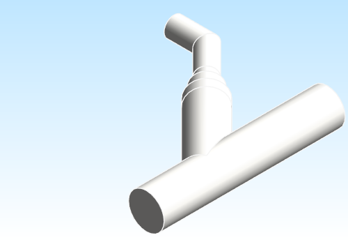 Fitting Wye Reducing Bend ASAHI AMERICA Proline PRO150 SDR11 BWxBWxBW