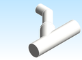 Fitting Wye Reducing Bend ASAHI AMERICA Proline PRO45 SDR33 BWxBWxBW