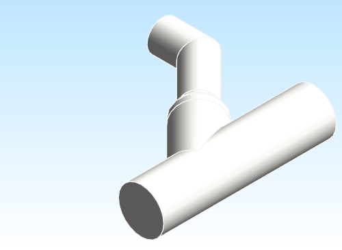 Fitting Wye Reducing Bend ASAHI AMERICA Proline PRO45 SDR33 BWxBWxBW
