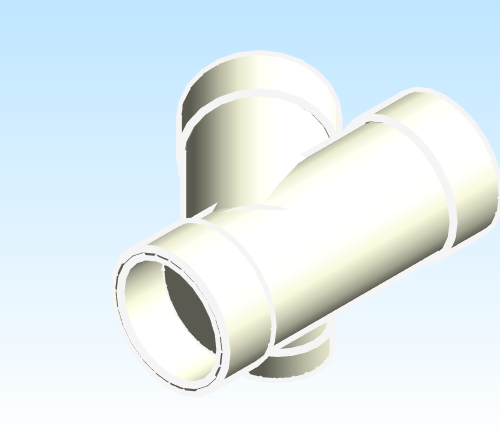 Fitting Wye Right Side Inlet 45 Westlake HxHxHxH PVC DWV D Series