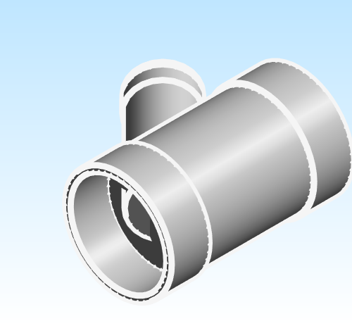 Fitting Wye Adapter 45 Westlake HxHxH PVC DWV DH Series
