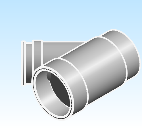 Fitting Wye Adapter 45 Westlake HxSpgxH PVC DWV DH Series
