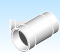 Fitting Wye Adapter 45 Westlake HxSpgxH PVC DWV DL Series Metric