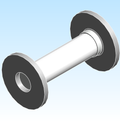 Flexible Hose Pump Connector Reducing Standard Metraflex FLGxFLG