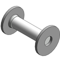 Flexible Hose Pump Connector Reducing Standard Metraflex FLGxFLG