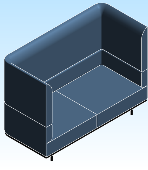 Freya Sofa High Back Fully