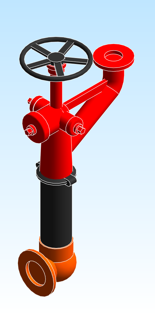 Hydrant 3 Way Monitor KENNEDY VALVE K17