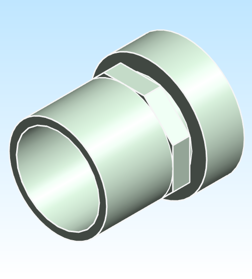 IPEX Acid Waste Enfield FR PP Sch40 Adapter FPTxLN