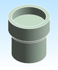IPEX Acid Waste Enfield FR PP Sch40 Adapter Swivel Strainer SpxFPT