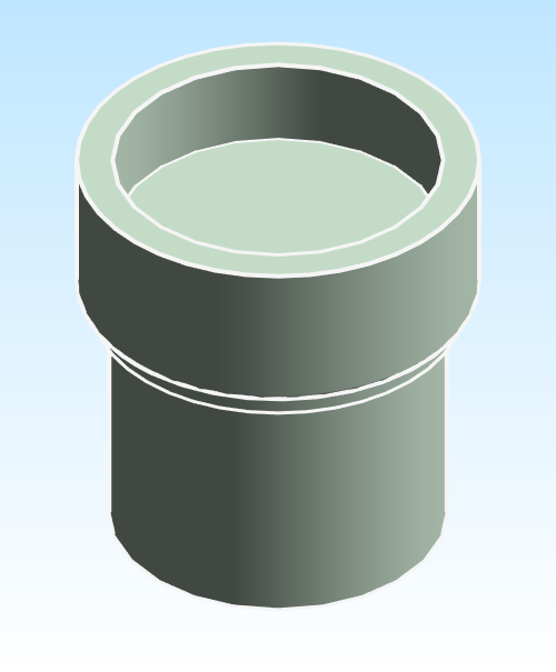 IPEX Acid Waste Enfield FR PP Sch40 Adapter Swivel Strainer SpxFPT