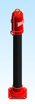 Indicator Post Fixed KENNEDY VALVE Cast Iron 2945