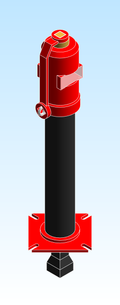 Indicator Post Pit Post KENNEDY VALVE Cast Iron 2945P