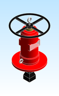 Indicator Post Wall Mounted KENNEDY VALVE Cast Iron 2945W