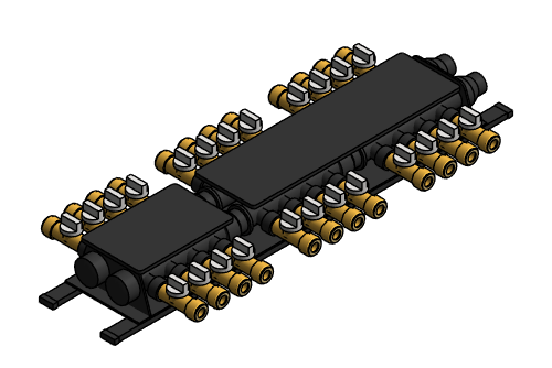 Manifold System Home Run SharkBite 24 Outlet PM024SB