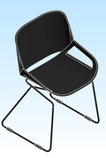 Numo Sled Base Chair Fully