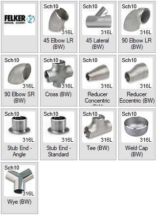 Felker Stainless Steel Fittings