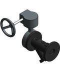 Strainer Y W Butterfly Valve Assembly NIBCO F 721 AP LG Gear