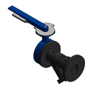 Strainer Y W Butterfly Valve Assembly NIBCO F 721 AP NL Handle