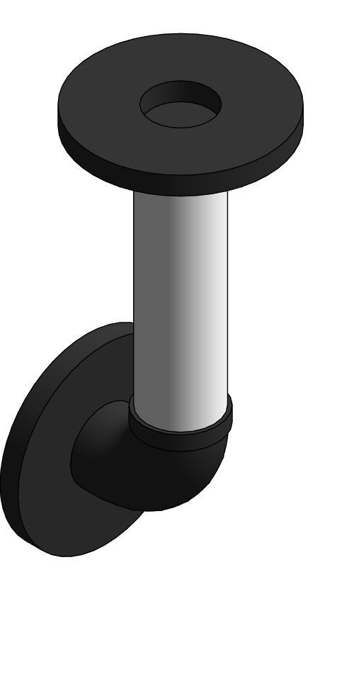 Suction Diffuser Flex Elbow Long Radius 90 Metraflex FLGxFLG