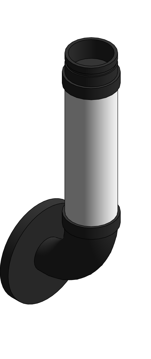 Suction Diffuser Flex Elbow Reducing 90 Metraflex FLGxIPS