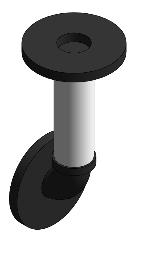 Suction Diffuser Flex Elbow Short Radius 90 Metraflex FLGxFLG