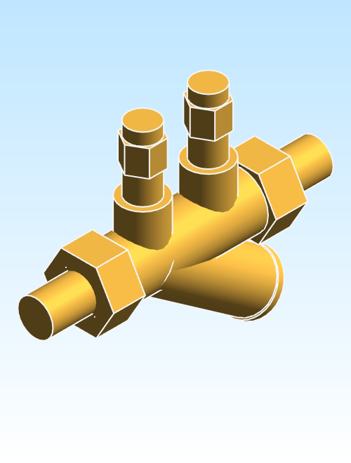 Union Y Strainer Caleffi 128