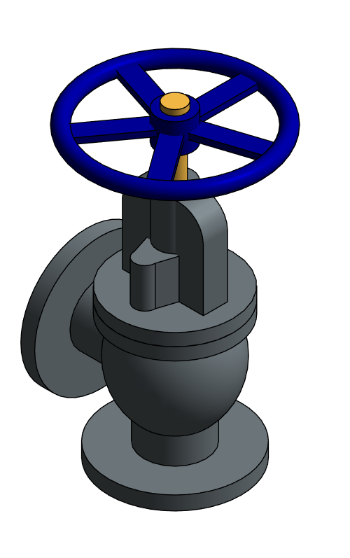 Valve Angle NIBCO Cast Iron F 818 B