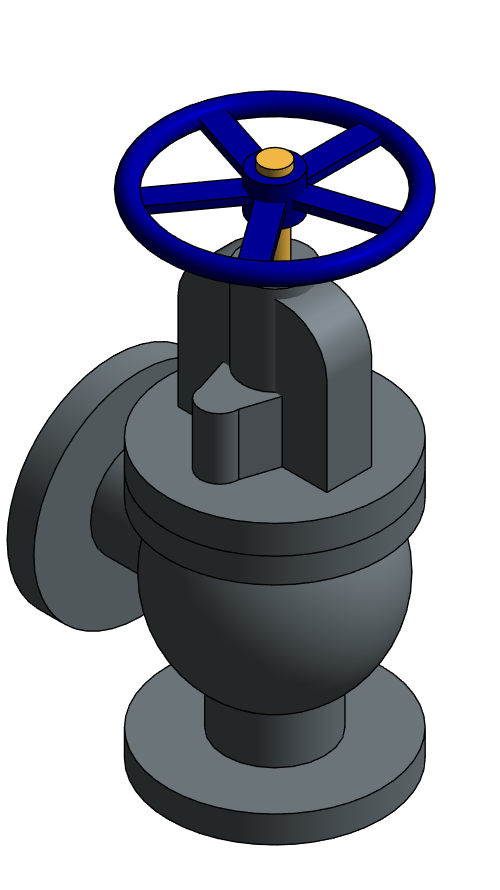Valve Angle NIBCO Cast Iron F 869 B