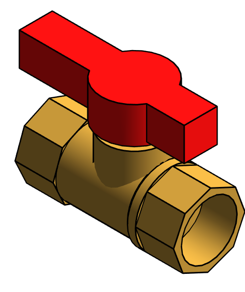 Valve Ball NIBCO Brass GB1A