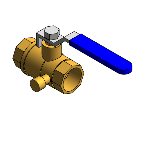 Valve Ball NIBCO Brass T FP 600 AD LF