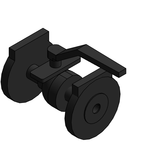Valve Ball NIBCO Carbon Steel F 535 CS F 66 FS Handle