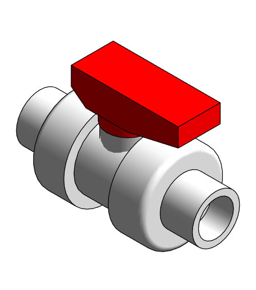 Valve Ball NIBCO Chemtrol PP 80 FPTxFPT T62TB V