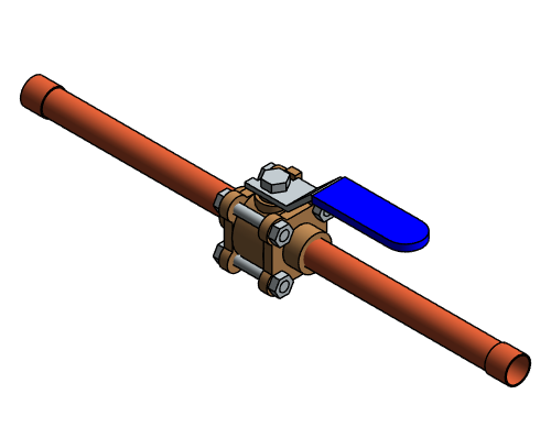 Valve Ball NIBCO Full Port CS 595 YX EC