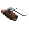 Valve Ball NIBCO Press System Lead Free Bronze TPC 585 80 LF