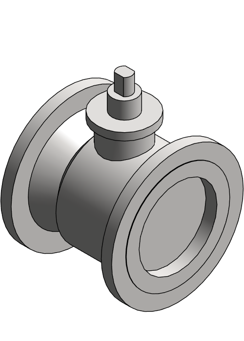 Valve Ball NIBCO Stainless Steel F 510 S6 R 66 FS Bare