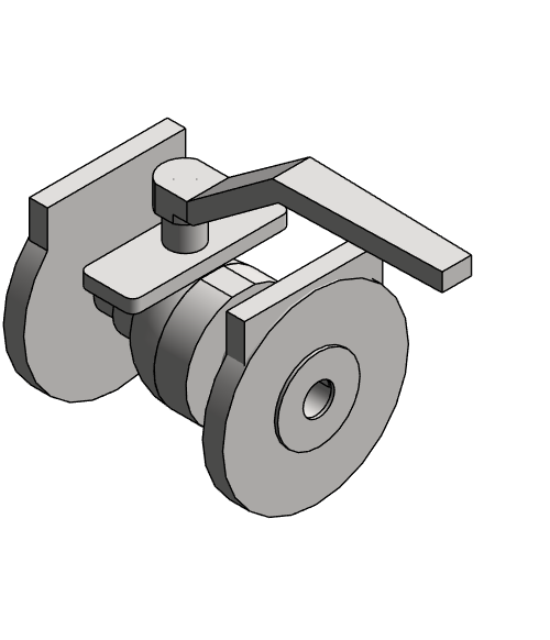 Valve Ball NIBCO Stainless Steel F 515 S6 F 66 FS Handle
