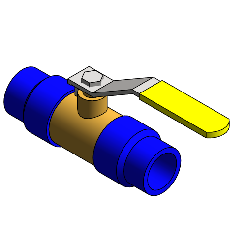 Valve Ball NIBCO Webstone Brass 10170W