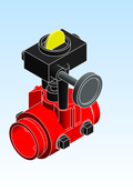 Valve Butterfly KENNEDY VALVE Ductile Iron G300EIGC Normally Closed
