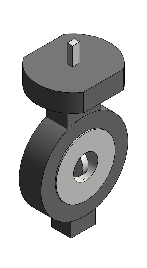 Valve Butterfly NIBCO Carbon Steel LCS6822 Lug Bare